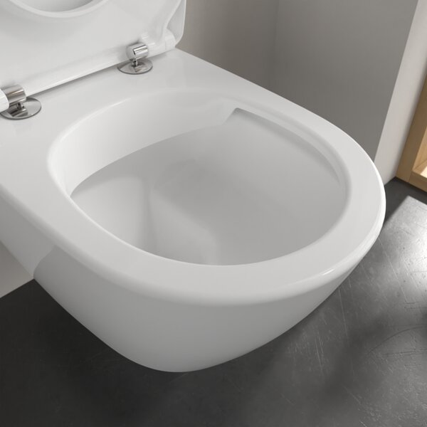 Villeroy & Boch Subway 2.0 Combi-Pack - SET Závěsné WC + sedátko SlimSeat SoftClosing, alpská bílá 5614R201