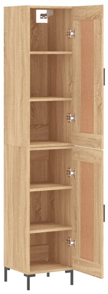 Skříň highboard dub sonoma 34,5 x 34 x 180 cm kompozitní dřevo 3200452