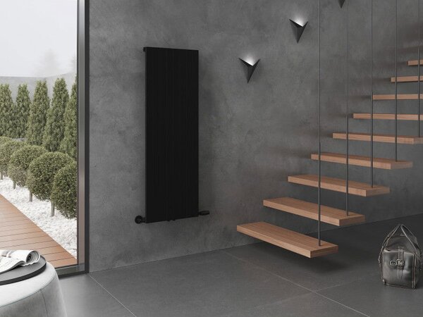 Mexen Topeka dekorativní radiátor 1400 x 480 mm, 950 W, černý - W210-1400-480-00-70