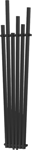 Mexen Omaha dekorativní radiátor 1800 x 420 mm, 655 W, černý - W208-1800-420-00-70