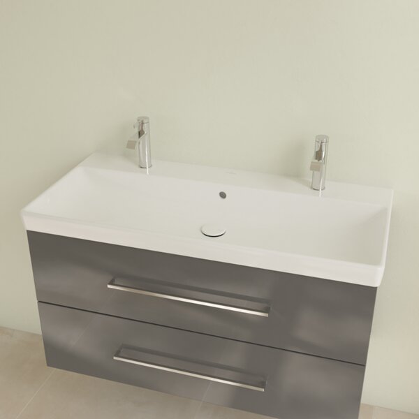 Villeroy & Boch Avento - Umyvadlo na skříňku 1000x470mm, s přepadem, alpská bílá 4156A401