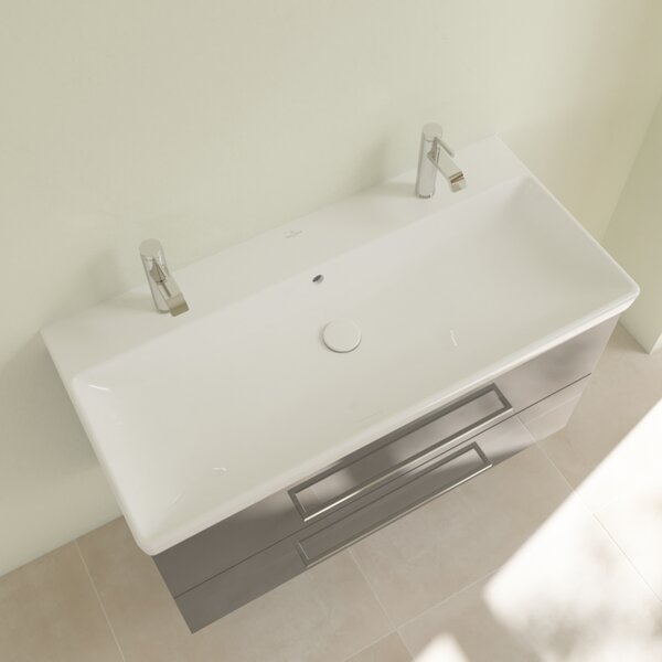 Villeroy & Boch Avento - Umyvadlo na skříňku 1000x470mm, s přepadem, alpská bílá 4156A401