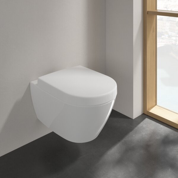 Villeroy & Boch Subway 2.0 - Závěsné WC, Rimless, ViFresh, alpská bílá AntiBac CeramicPlus 5614A1T2