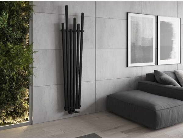 Mexen Omaha dekorativní radiátor 1800 x 420 mm, 655 W, černý - W208-1800-420-00-70