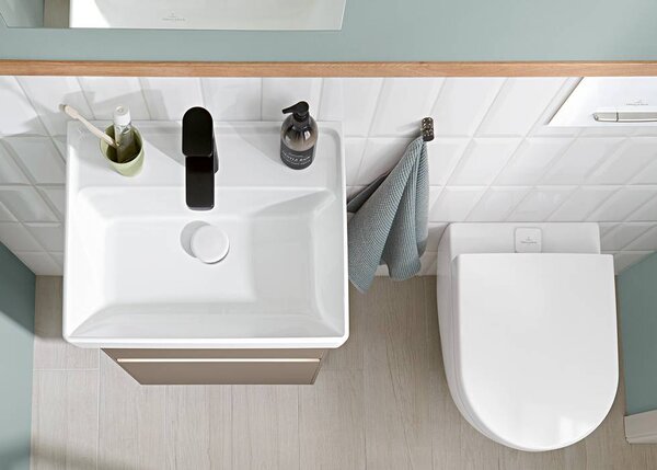 Villeroy & Boch Subway 2.0 - Závěsné WC, Rimless, ViFresh, alpská bílá AntiBac CeramicPlus 5614A1T2