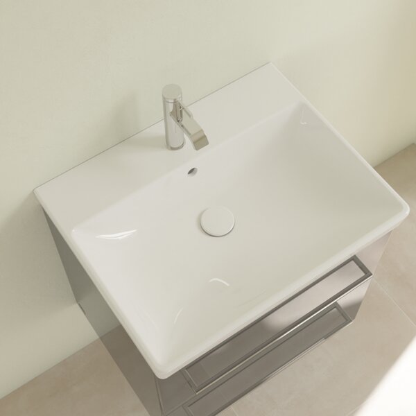 Villeroy & Boch Avento - Umyvadlo 600x470 mm s přepadem, alpská bílá 41586001