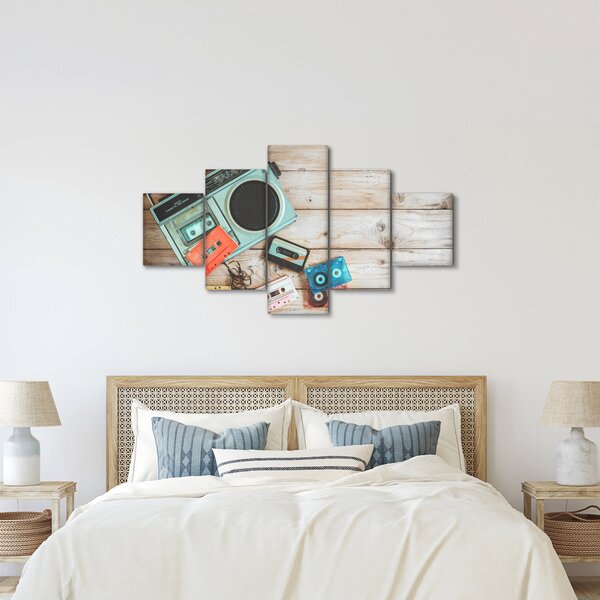 Obraz - Retro rádio (125x70 cm)