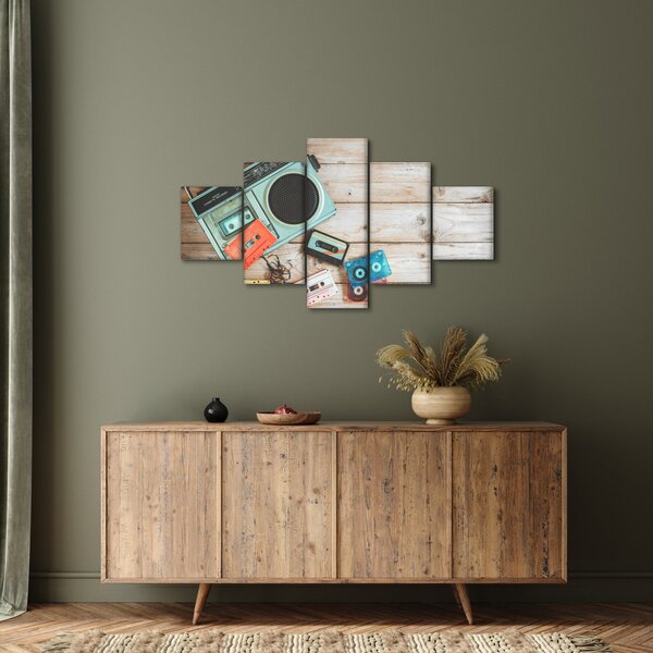 Obraz - Retro rádio (125x70 cm)