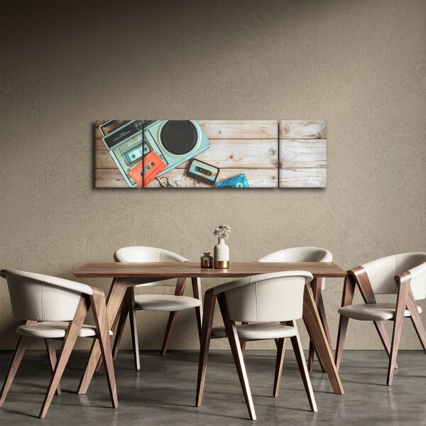 Obraz - Retro rádio (170x50 cm)