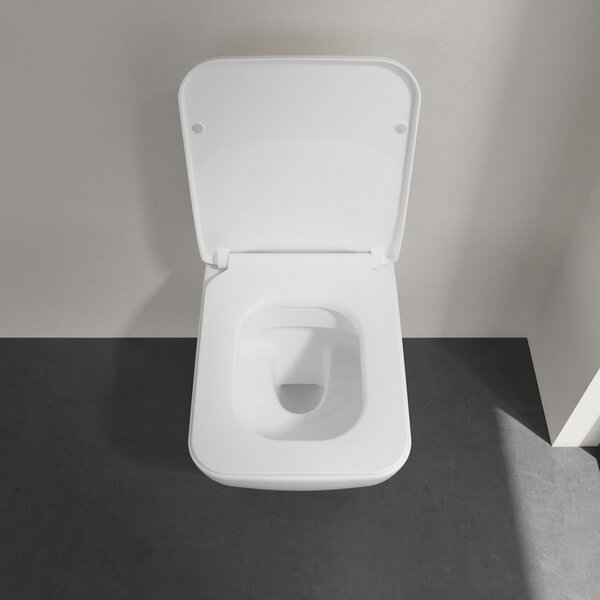Villeroy & Boch Venticello Combi-Pack - SET Závěsné WC + sedátko SlimSeat SoftClosing, alpská bílá 4611RS01
