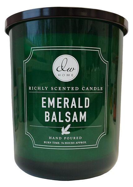 DW HOME Emerald Balsam Vonná svíčka ve skle, 1 338 g