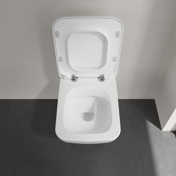 Villeroy & Boch Venticello Combi-Pack - SET Závěsné WC + sedátko SlimSeat SoftClosing, alpská bílá 4611RS01