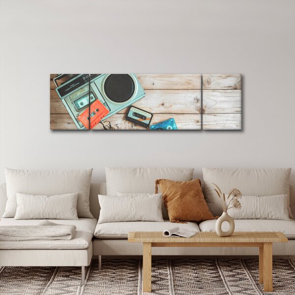 Obraz - Retro rádio (170x50 cm)
