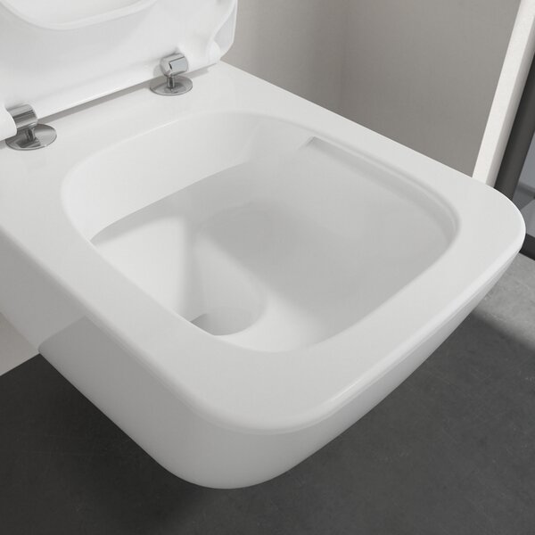 Villeroy & Boch Venticello Combi-Pack - SET Závěsné WC + sedátko SlimSeat SoftClosing, alpská bílá 4611RS01