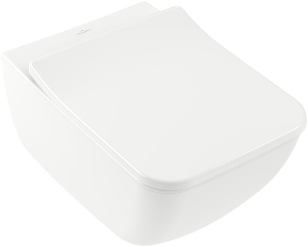 Villeroy & Boch Venticello Combi-Pack - SET Závěsné WC + sedátko SlimSeat SoftClosing, alpská bílá 4611RS01