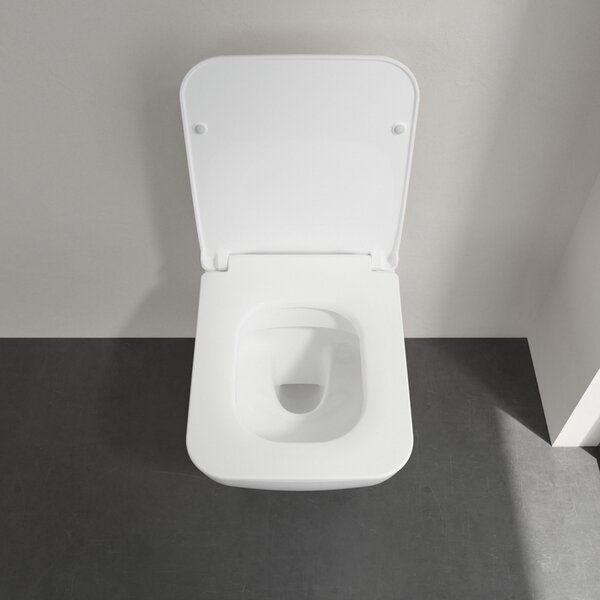 Villeroy & Boch Venticello Combi-Pack - SET Závěsné WC + sedátko SlimSeat Line SoftClosing, alpská bílá 4611RL01
