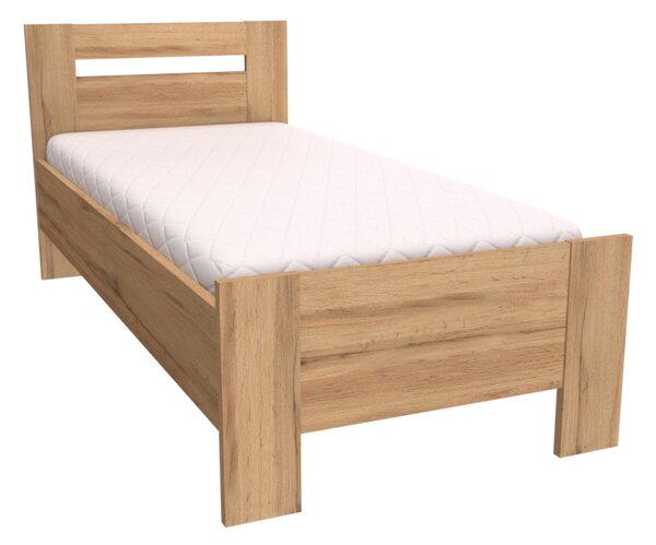 Postel MONTY Šířka 120 cm, Dub sametový