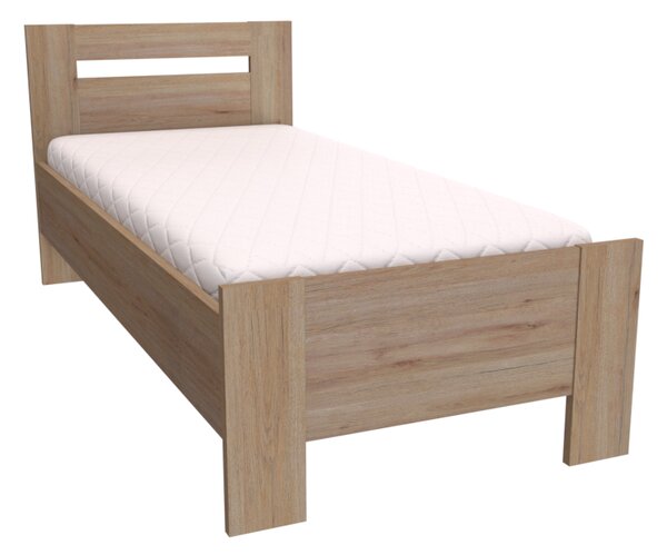 Postel MONTY Šířka 120 cm, Dub sametový