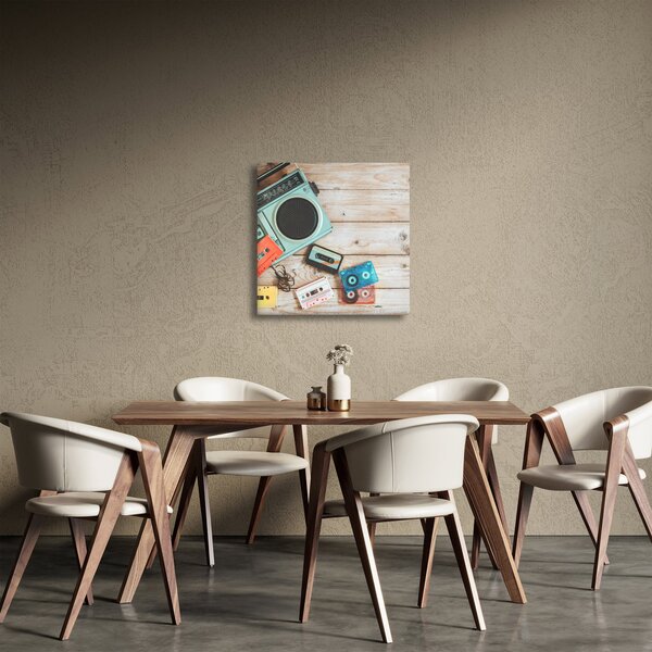 Obraz - Retro rádio (30x30 cm)