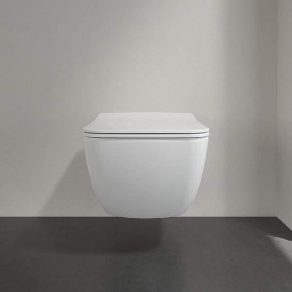 Villeroy & Boch Venticello Combi-Pack - SET Závěsné WC + sedátko SlimSeat Line SoftClosing, alpská bílá 4611RL01
