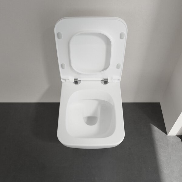 Villeroy & Boch Venticello Combi-Pack - SET Závěsné WC + sedátko SlimSeat Line SoftClosing, alpská bílá 4611RL01