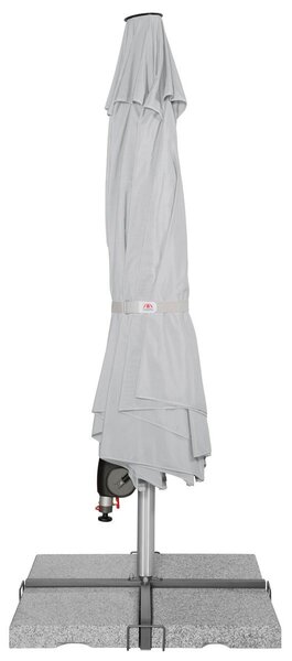 Slunečník DOPPLER Protect 400 cm výkyvný s boční tyčí světle šedá T827 světle šedá T827