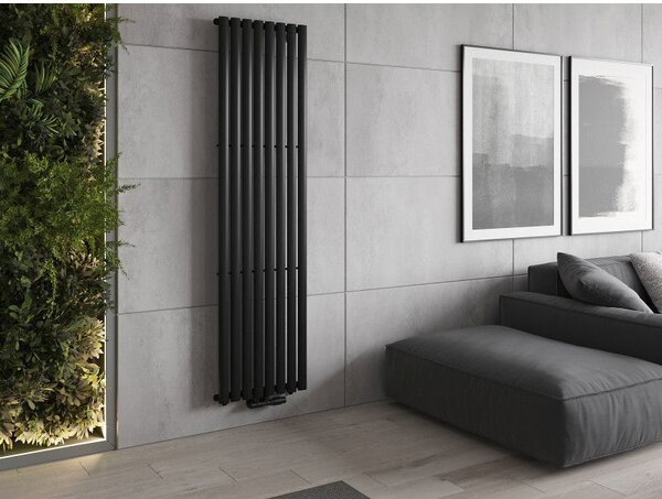 Mexen Oregon dekorativní radiátor 1800 x 480 mm, 805 W, černý - W202-1800-490-00-70