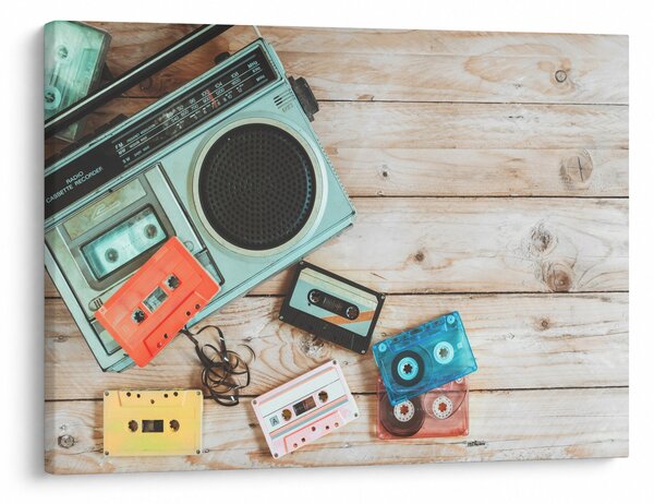 Obraz - Retro rádio (70x50 cm)