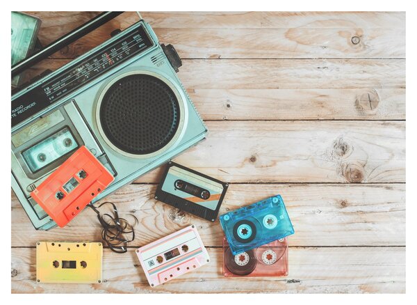 Obraz - Retro rádio (70x50 cm)