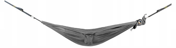 Houpací síť bez tyče Ticket To The Moon šedá, nosnost 150 kg, 140 x 100 cm