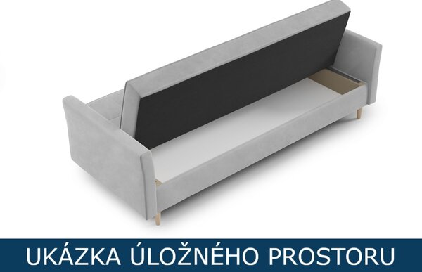 Rozkládací pohovka Laxe - Kronos 01 Barva nožiček: Buk přírodní