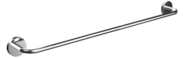Emco Round - Držák na ručník 600 mm, montáž pomocí lepení nebo vrtání, chrom 436000160