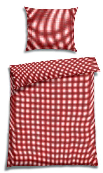Florella Krepové povlečení Vichy Rot Rozměr: 70x90 + 140x200 cm