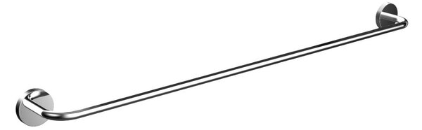 Emco Round - Držák na ručník 800 mm, montáž pomocí lepení nebo vrtání, chrom 436000180