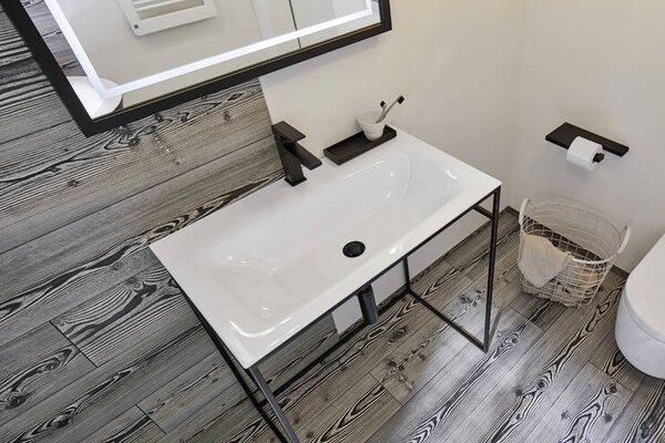 Hansgrohe Metropol Umyvadlová baterie 110 s plnou pákou a odtokovou soupravou Push-Open, matná černá 32507670