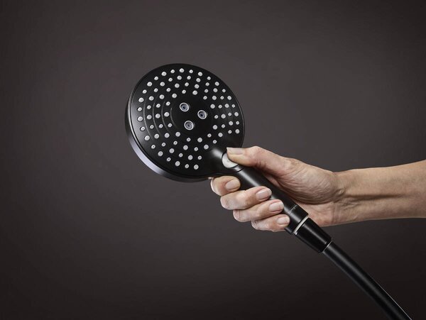 Hansgrohe Raindance Select S Showerpipe 240 1jet PowderRain s termostatem, matná černá 27633670
