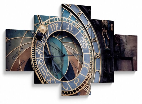 Obraz - Orloj, Praha (125x70 cm)