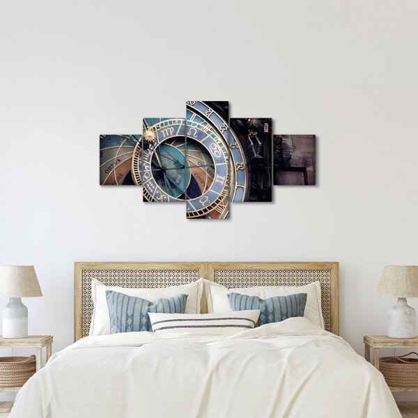 Obraz - Orloj, Praha (125x70 cm)