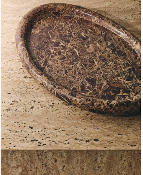 Mramorový dekorační tác 28x43 cm Lenorel – Kave Home