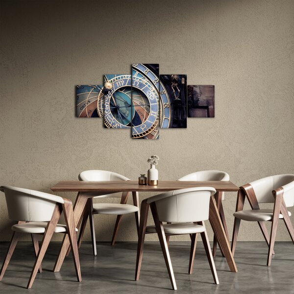 Obraz - Orloj, Praha (125x70 cm)