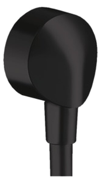 Hansgrohe FixFit Přípojka hadice E bez zpětného ventilu, matná černá 27454670