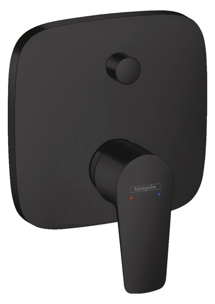 Hansgrohe Talis E Páková vanová baterie pod omítku, matná černá 71745670
