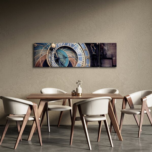 Obraz - Orloj, Praha (170x50 cm)