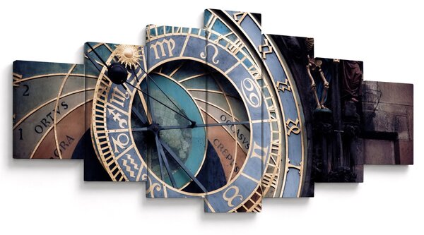 Obraz - Orloj, Praha (210x100 cm)