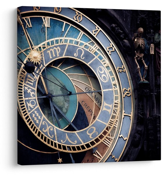Obraz - Orloj, Praha (30x30 cm)