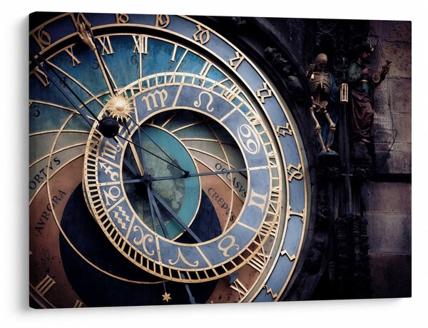 Obraz - Orloj, Praha (70x50 cm)