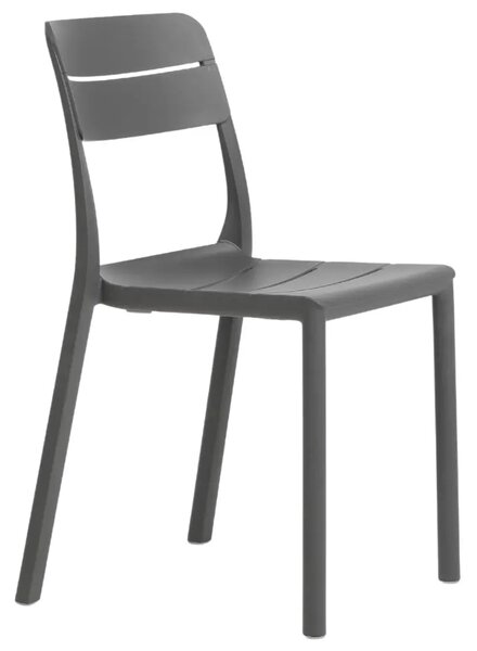 LÉTO -15% Nardi Šedá plastová zahradní židle Cassia