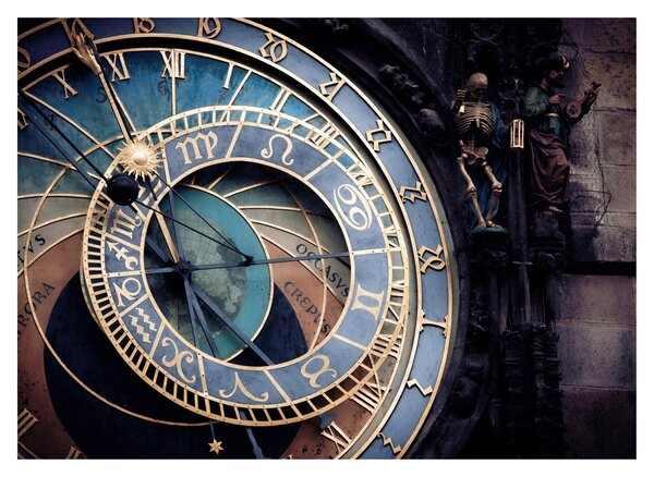 Obraz - Orloj, Praha (70x50 cm)