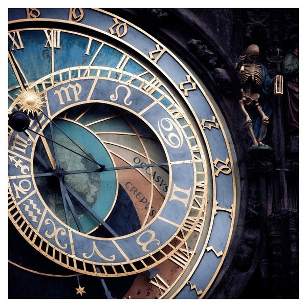 Obraz - Orloj, Praha (30x30 cm)