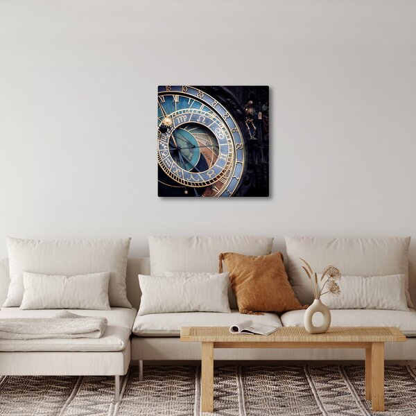 Obraz - Orloj, Praha (30x30 cm)